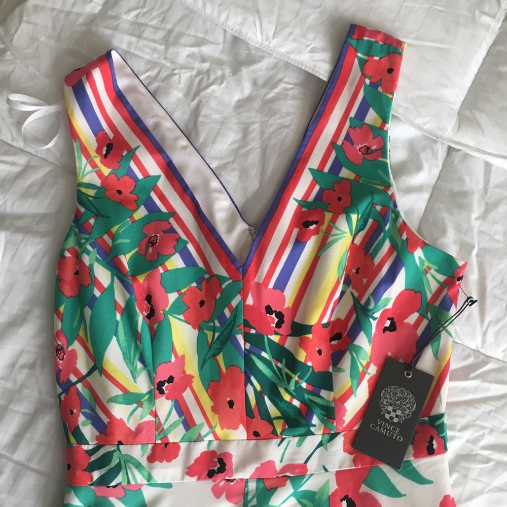 Vince Camino floral midi dress